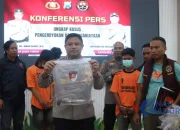 Polres Pamekasan Kembali Bekuk Lima Pelaku Pengeroyokan Viral di Depan Masjid Agung