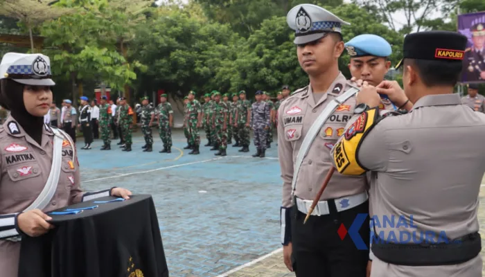 Polres Bangkalan Gelar Apel Pasukan Operasi Zebra Semeru 2025, Tekankan Integritas dan Penurunan Fatalitas Kecelakaan