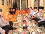 Kapolres Sumenep Buka Puasa Bareng Tahanan di Rutan, Ini Pesannya