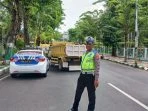 Satlantas Pamekasan Perketat Jalur Kendaraan Besar, Pelanggar Siap Ditindak Tegas