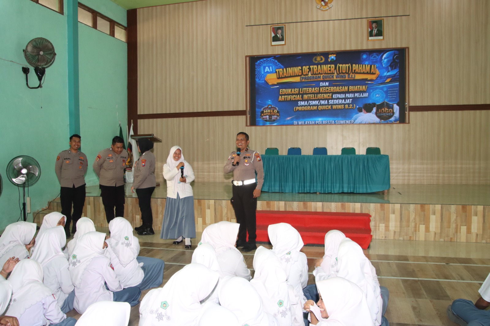 Polresta Sumenep Bekali 140 Pelajar MAN dengan Literasi AI, Dorong Generasi Muda Bijak di Era Digital