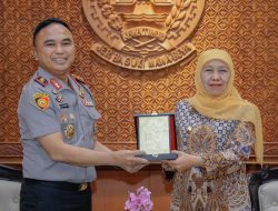 Gubernur Khofifah Terima Kunjungan Kapolda Jatim di Grahadi, Perkuat Sinergi, Jaga Omah Jatim,  Investasi dan Kondusivitas Daerah